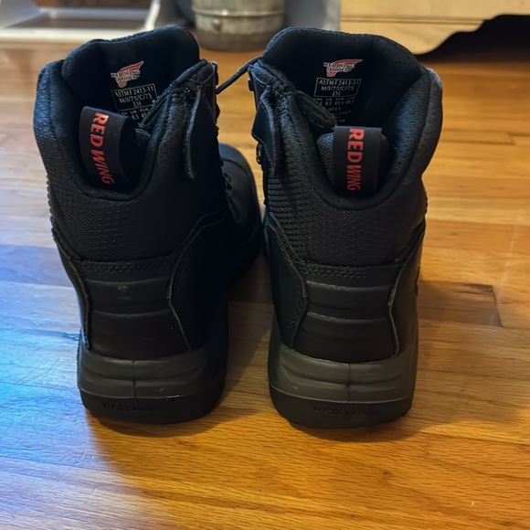 Red Wing Shoes Men's Black Lace-Up Boots - Picture 8 of 12